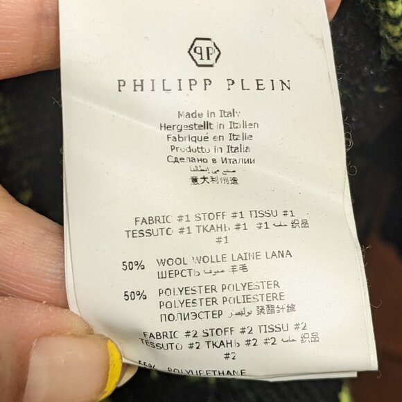 Phillip Plein - Dress or Sweater - European Designer Top with Fringe - Picture 10 of 12